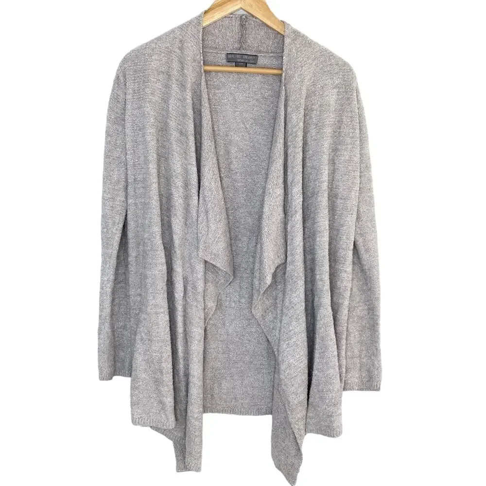 Barefoot Dreams Heathered Pewter Calypso Wrap S/M